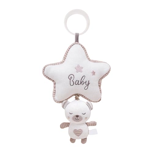Crib Rattle Babyspielzeug - Niedlicher hängender Crib, Entwicklungsspielzeug für Neugeborene | Babydusche Geschenk, weiche Rassel für Säuglinge, weiches und sicheres Beißspielzeug, Krippendekor P Crib Rattle Babyspielzeug - Niedlicher hängender Crib, Entwicklungsspielzeug für Neugeborene | Babydusche Geschenk, weiche Rassel für Säuglinge, weiches und sicheres Beißspielzeug, Krippendekor P von Generic