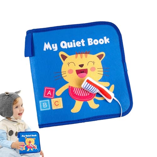 Crinkle Books For Babies,Babys Crinkle Buch,Stoff Babybücher mit Uhr Weiche Babys Aktivitätsbuch | Bandspielzeug, sensorische Bücher für Babys für die frühe Kindheitsentwicklung, Outdoor-Reisen Crinkle Books For Babies,Babys Crinkle Buch,Stoff Babybücher mit Uhr Weiche Babys Aktivitätsbuch | Bandspielzeug, sensorische Bücher für Babys für die frühe Kindheitsentwicklung, Outdoor-Reisen von Generic