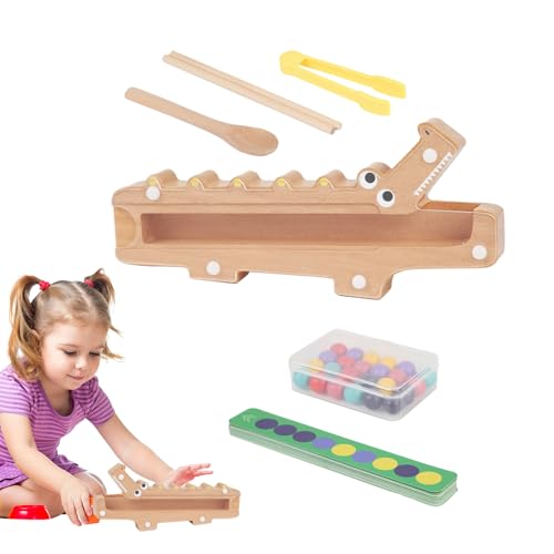 Crocodile -Feeding -Clip -Perlen - Farbübereinstimmungsrätselaufklärungsspiel, Speichersortierbrettspiel | Sortieren des Spiels Crocodile Early Education Matching Toy, Fun Cartoon Sorting Set für den Crocodile -Feeding -Clip -Perlen - Farbübereinstimmungsrätselaufklärungsspiel, Speichersortierbrettspiel | Sortieren des Spiels Crocodile Early Education Matching Toy, Fun Cartoon Sorting Set für den von Generic
