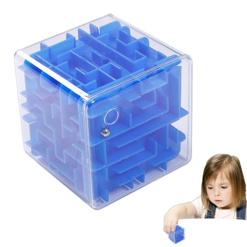 Cube Labyrinth Spielzeug – interaktives Lernspielzeug mit Kugeln | Lern-Labyrinth-Spiel, Min Puzzle, Geschenk für Kinder, Kleinkinder und Partys von Generic