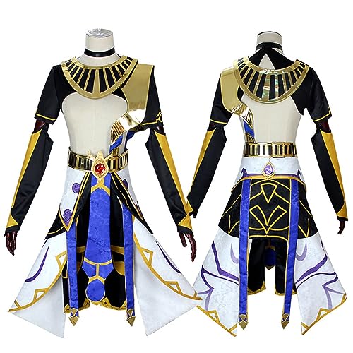 Cyno Cosplay Kostüm Spiel Outfit Halloween Uniform Komplettset,Set-XL von Generic