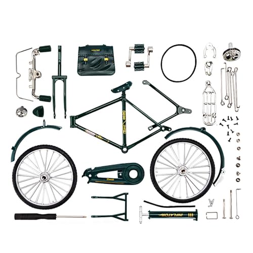 DIY-Fahrradmodell-Set, realistisches Fahrradmodell mit Luftpumpe, klassische Retro-Fahrradmodell-Ornamente für Handarbeit, Bastelzubehör für Eltern P DIY-Fahrradmodell-Set, realistisches Fahrradmodell mit Luftpumpe, klassische Retro-Fahrradmodell-Ornamente für Handarbeit, Bastelzubehör für Eltern P von Generic
