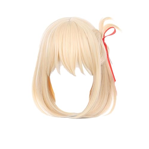 Damen Cosplay Perücke Für Nishikigi Chisato Mit Pony Halloween Kostüm Party von Generic