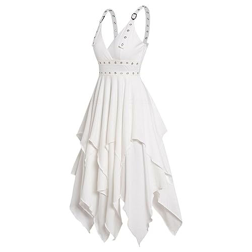 Damen Gothic Trägerloses Kleid Mittelalterliches Kleid Abendkleid Vintage Spitze Steampunk Kostüm Halloween Karneval Verkleidungen Damen Gothic Trägerloses Kleid Mittelalterliches Kleid Abendkleid Vintage Spitze Steampunk Kostüm Halloween Karneval Verkleidungen von Generic
