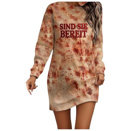 Damen Renaissance Kleid Langarm Mittelalter Kleider FüR Halloween Karneval Festival Abendanzug Sets Retro Partykleid Elegant Abendkleid Hexenkleid Cosplay 2025 Party Kostüm von Generic