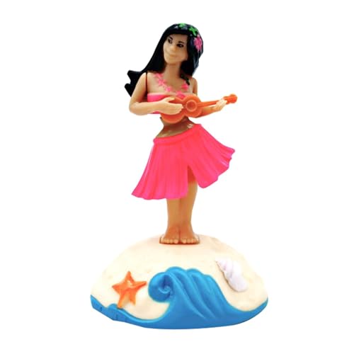 Dashboard Dancing Girl - Schaurige Kopfdekoration, Auto-Ornament mit zitterndem Kopf, Hawaii-Mädchen, Tischdekoration für Schreibtisch, Schlafzimmer, Couchtisch, Strandtisch | Dashboard Dancing Girl - Schaurige Kopfdekoration, Auto-Ornament mit zitterndem Kopf, Hawaii-Mädchen, Tischdekoration für Schreibtisch, Schlafzimmer, Couchtisch, Strandtisch | von Generic