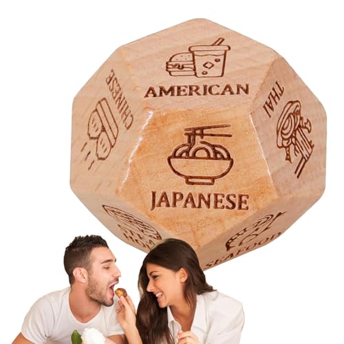 Dating-Würfel für Paare - Lustige und lustige Würfel zum Abendessen von Paaren zu Halloween, Weihnachten, Valentinstag und Jubiläen | Romantisches Geschenk und in von Generic