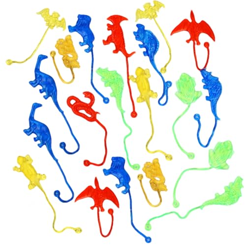 Dehnbares Klebespielzeug, dehnbares Klebetierspielzeug, lustiges Klebetierpuppenspielzeug, Klebetiere, realistische Tiere, 20-teiliges Klebespielzeug zum Werfen an die Wand – abwaschbares Klebetierset Dehnbares Klebespielzeug, dehnbares Klebetierspielzeug, lustiges Klebetierpuppenspielzeug, Klebetiere, realistische Tiere, 20-teiliges Klebespielzeug zum Werfen an die Wand – abwaschbares Klebetierset von Generic