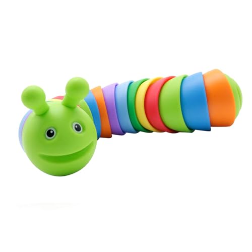 Dekomprimierendes Raupenspielzeug, Regenbogen-Design-Zappelspielzeug Zum Stressabbau, Regenbogen-Raupenspielzeug für Zuhause, Kindergarten, Büro Dekomprimierendes Raupenspielzeug, Regenbogen-Design-Zappelspielzeug Zum Stressabbau, Regenbogen-Raupenspielzeug für Zuhause, Kindergarten, Büro von Generic