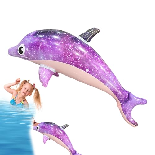 Delphin-Schwimmbad – Riesiger aufblasbarer Delfin-Schwimmer, Spielzeug für Kinder mit lustigen Meerestieren | Aufblasbares Sommer-Delfin-Spielzeug Delphin-Schwimmbad – Riesiger aufblasbarer Delfin-Schwimmer, Spielzeug für Kinder mit lustigen Meerestieren | Aufblasbares Sommer-Delfin-Spielzeug von Generic