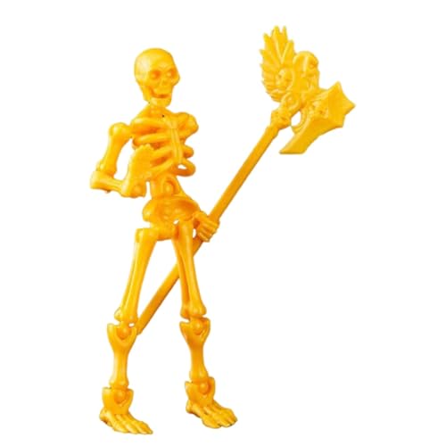 Desktop Actionfigur, Skelett Puppe Figuren mit mehreren beweglichen Gelenken - Skelett Halloween Dekoration Kleine Halloween Figuren Skelette für Spukhaus Desktop Actionfigur, Skelett Puppe Figuren mit mehreren beweglichen Gelenken - Skelett Halloween Dekoration Kleine Halloween Figuren Skelette für Spukhaus von Generic