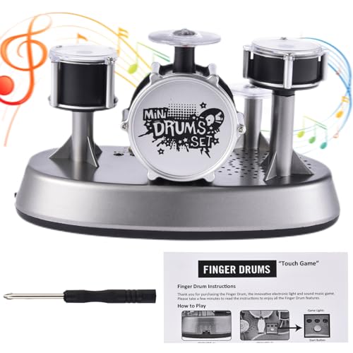Desktop Finger Set - Compact Electronic Mini Kit | Finger Touch Musical Instrument with Realistic , Perfect Tabletop Practice Toy Gift for Children and Adults Home Office Play Desktop Finger Set - Compact Electronic Mini Kit | Finger Touch Musical Instrument with Realistic , Perfect Tabletop Practice Toy Gift for Children and Adults Home Office Play von Generic