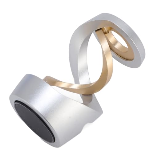 Desktop -Metall -Gleitgyroskop, Spiral Gyroscope Toy Aluminiumlegierung Dekoratives Multi Funktional für das Studium (Silber- und Golddrache) von Generic
