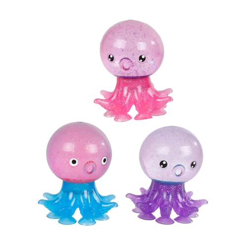 Destination Deep Octopus Glitzer Squeeze Ball mit Saugnäpfen Destination Deep Octopus Glitzer Squeeze Ball mit Saugnäpfen von Generic