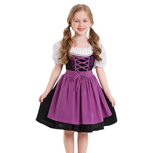 Deutsches Mädchen Kostüm | Dirndlkleider Kind Bierfest - Dirndl Kostüm, Kinder Bierfest Kostüm für Oktoberfest, Karneval Deutsches Mädchen Kostüm | Dirndlkleider Kind Bierfest - Dirndl Kostüm, Kinder Bierfest Kostüm für Oktoberfest, Karneval von Generic