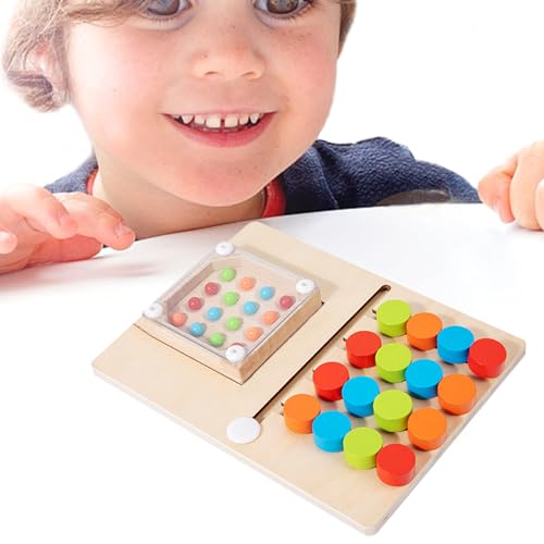 Dia -Puzzlespielzeug | Wood Brain Teasers Logic Brettspiel | Einzelspieler Battle Four-Farb-Bewegungsbrettspielzeug für Vorschule Holzschlitten Puzzle Farbe Matching Rätselrutsche Rätsel für Kinder Ho Dia -Puzzlespielzeug | Wood Brain Teasers Logic Brettspiel | Einzelspieler Battle Four-Farb-Bewegungsbrettspielzeug für Vorschule Holzschlitten Puzzle Farbe Matching Rätselrutsche Rätsel für Kinder Ho von Generic