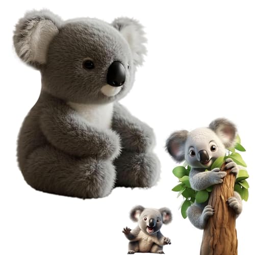 Die emotionale Koaly, Die Lebensechische Koaly, Die Plüsch Die Natürlichen Bewegungen Und Form Eines Echten Koala für Geschenke für Kinder Und Erwachsene (2Pcs) 50cm von Generic