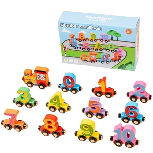 Digital Zug Gebäude Montage Auto Pädagogisches Kinder 1 2 Jahre Alt 3 Baby Frühe Bildung Aufklärung QkA142 (Yellow, 20cm) von Generic