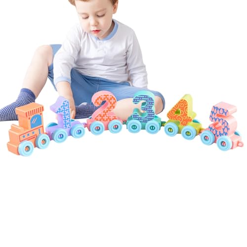 Digitaler Zug Spielzeug, Zug Spielzeug | Bausteine Züge Set - Mathematik Lernspiel | Feinmotorik Entwicklung Set für Alter von 1-3 Jahren, Party Digitaler Zug Spielzeug, Zug Spielzeug | Bausteine Züge Set - Mathematik Lernspiel | Feinmotorik Entwicklung Set für Alter von 1-3 Jahren, Party von Generic