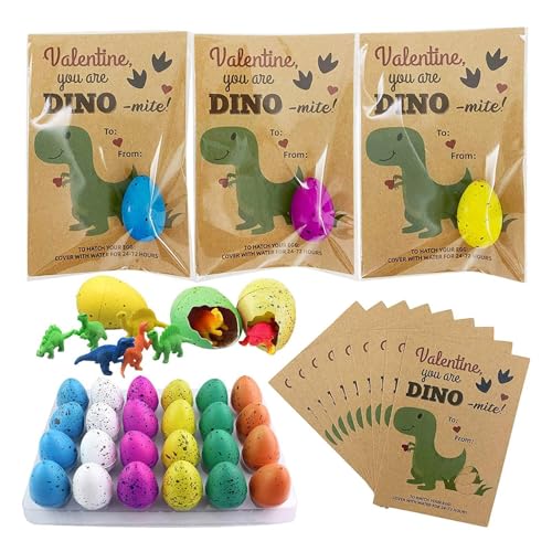 Dinos-Brut-Eier – 24 Stück Magics Grow Brut-Dinosaurier-Eier, Dinos-Eier, die im Wasser schlüpfen | Dinosaurier-Brut-Eier, Dinosaurier-Überraschungseier, Partygeschenk für Kinder ab 3 Jahren Dinos-Brut-Eier – 24 Stück Magics Grow Brut-Dinosaurier-Eier, Dinos-Eier, die im Wasser schlüpfen | Dinosaurier-Brut-Eier, Dinosaurier-Überraschungseier, Partygeschenk für Kinder ab 3 Jahren von Generic