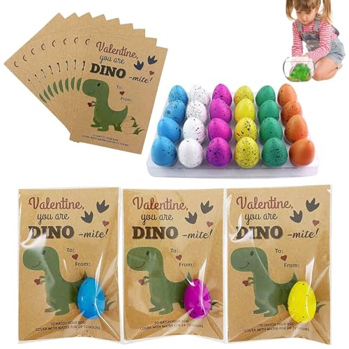 Dinosaurier-Bruteier 24 Stück wachsen in Wasser Dinosaurier-Eier Knacken Sie wachsendes Dinosaurier-Ei, das im Wasser schlüpft, Dino-Eier, wissenschaftliche pädagogische Geschenke für Babys Dinosaurier-Bruteier 24 Stück wachsen in Wasser Dinosaurier-Eier Knacken Sie wachsendes Dinosaurier-Ei, das im Wasser schlüpft, Dino-Eier, wissenschaftliche pädagogische Geschenke für Babys von Generic