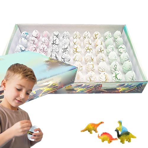 Dinosaurier-Eier, Bruteier für Kinder - 60X Dinosaurier-Spiele mit Wasserluke, -Dinosaurier-Eier, Neuheit zum Wachsen eines Dinosauriers, Ei-Schlüpfspielzeug, Eier Dinosaurier-Eier, Bruteier für Kinder - 60X Dinosaurier-Spiele mit Wasserluke, -Dinosaurier-Eier, Neuheit zum Wachsen eines Dinosauriers, Ei-Schlüpfspielzeug, Eier von Generic