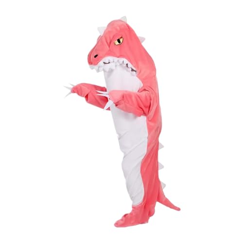 Dinosaurier-Kostüm für Erwachsene, Halloween-Kostüm für Erwachsene, realistisches Halloween-Kostüm mit lockerer Passform, Overall für Damen, für Halloween, Weihnachten, Neujahr, Ostern von Generic