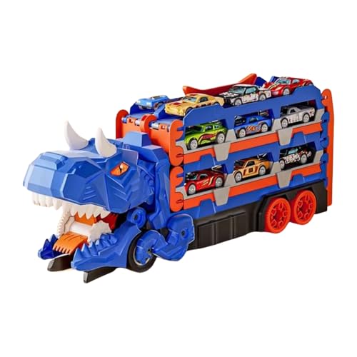Dinosaurier -LKW -Spielzeug, Dinosaurier -Transportwagen, Faltbare Transportwagen Dinosaurierauto -Spielzeug | Convert Car Playsets for Kids Races Autos fördern Ihre Organisation, indem Sie die Beste von Generic