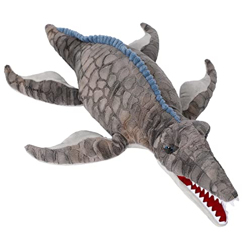 Dinosaurier-Plüschtier, Mosasaurus Stofftier-Überwurf, Plüschkissen, weich, grau, flauschig, Freund, Umarmungskissen – Geschenk für jedes Alter und jeden Anlass (g-0109) Dinosaurier-Plüschtier, Mosasaurus Stofftier-Überwurf, Plüschkissen, weich, grau, flauschig, Freund, Umarmungskissen – Geschenk für jedes Alter und jeden Anlass (g-0109) von Generic