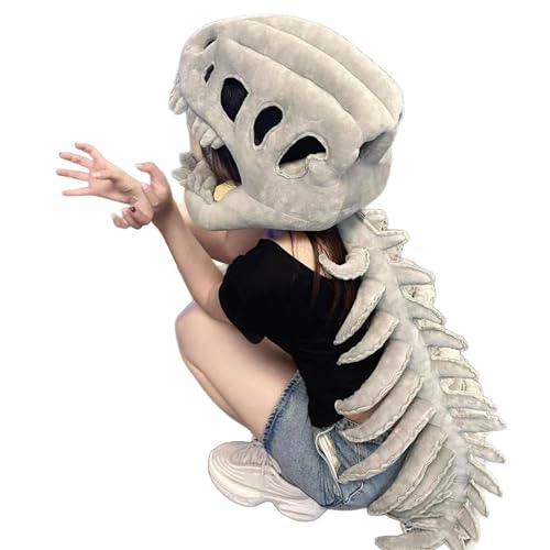 Dinosaurier Schädel Kopfschmuck - Damen Urzeitknochen-Kopfzierde - Cosplay Kopfschmuck Accessoires Deko Fotoprops für Kinder Damen Maskerade Karneval Party Halloween Dinosaurier Schädel Kopfschmuck - Damen Urzeitknochen-Kopfzierde - Cosplay Kopfschmuck Accessoires Deko Fotoprops für Kinder Damen Maskerade Karneval Party Halloween von Generic