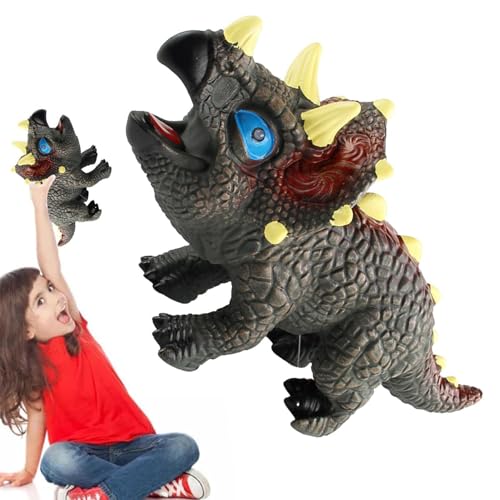 Dinosaurier-Spielzeug aus weichem Gummi, weiches Dinosaurier-Spielzeug, realistisches Gummi-Dinosaurier-Spielzeug mit quietschendem Geräusch, sturzfestes Dinosaurier-Spielzeug für Gastgeschenke Dinosaurier-Spielzeug aus weichem Gummi, weiches Dinosaurier-Spielzeug, realistisches Gummi-Dinosaurier-Spielzeug mit quietschendem Geräusch, sturzfestes Dinosaurier-Spielzeug für Gastgeschenke von Generic