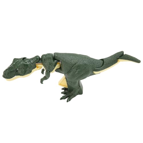 Dinosaurier-Spielzeug für, Dinosaurier-Spielzeug mit Sound-Licht, 28 cm, Interaktiver Druck, Schaukel für den Innenbereich, Elektronisch, Lebendige Haltung (Green) von Shanrya