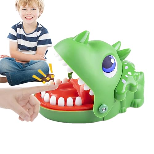 Dinosaurier Zähne Spielzeug, Krokodil Zähne Spiel Aufregung Biting Finger Spiele Lustiges interaktives Krokodilzahnspielzeug Zahnspielzeug für Senioren Domestiq von Generic