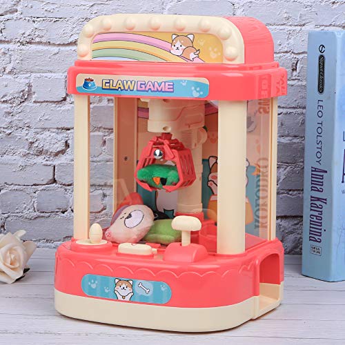 Doll Grabber Game Machine, Eltern-Kind-Interaktion Spielzeugpuppengrabber Maschine Spielzeug, Dekoratives USB-Ladungslade (PINK) von Generic