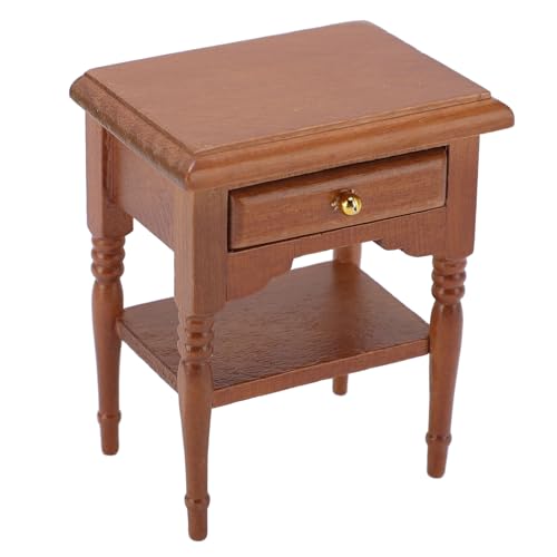 Doll House -Nachttisch, Miniaturnachttisch Vintage 1:12 Skala für Doll House Doll House -Nachttisch, Miniaturnachttisch Vintage 1:12 Skala für Doll House von Generic