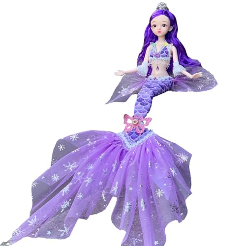 Doll Toy – Fashion Doll Classic Princess Mermaid – Exquisite Meerjungfrauen-Kollektion, weiche und schöne Meerjungfrau-Puppe, Spielzeug mit Galpurin-Kleber, Meerjungfrauen-Spielzeug | Classic Doll Toy – Fashion Doll Classic Princess Mermaid – Exquisite Meerjungfrauen-Kollektion, weiche und schöne Meerjungfrau-Puppe, Spielzeug mit Galpurin-Kleber, Meerjungfrauen-Spielzeug | Classic von Generic