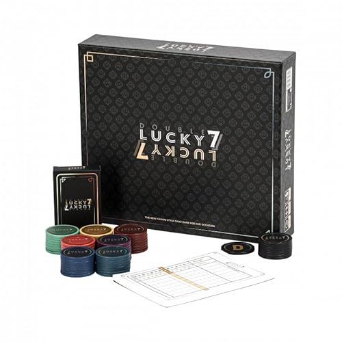 Double Lucky 7 - Der SPIELHIT von 2025! – Das Neue Brettspiel, bei dem Strategie und Glück zusammenkommen – Für Jung & Alt, zu Hause oder mit Freunden – 2 bis 7 Spieler – Spielbereit in 5 Minuten von Generic