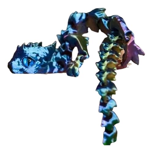 Drachen-Fidget-Spielzeug, Drachen, bedruckt, Mehrzweckfiguren, Spielzeug, bedruckt, kreative Schreibtischfigur, Stressabbau-Spielzeug für Frauen, Männer, Kinder von Generic