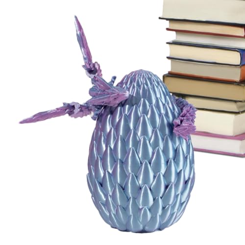 Drachen-Kristall-Ei – Drache in 3 D gedruckt im Ei | Drachenei in 3 D bedruckt mit Gelenkspielzeug, 3D-gedruckte Actionfiguren von Gem Dragon für Kinder, Mädchen und Drachen-Kristall-Ei – Drache in 3 D gedruckt im Ei | Drachenei in 3 D bedruckt mit Gelenkspielzeug, 3D-gedruckte Actionfiguren von Gem Dragon für Kinder, Mädchen und von Generic