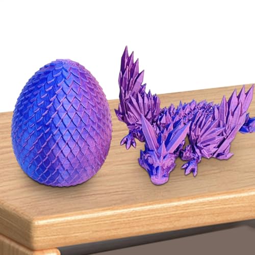 Dragon Egg Fidget Toys, Drache mit Drachenei, realistisch bedruckt, bewegliches Gelenkspielzeug, kreatives Spielzeug für Sammler von Drachenliebhabern Dragon Egg Fidget Toys, Drache mit Drachenei, realistisch bedruckt, bewegliches Gelenkspielzeug, kreatives Spielzeug für Sammler von Drachenliebhabern von Generic
