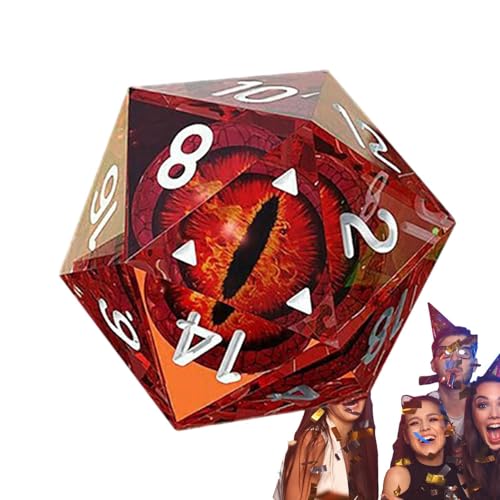 Dragon Eye Dice, 20 -Stempelbeutel mit Würfel, Rollenspiel Würfel, polyedrische Würfel -Set, Dragon Eye Dice, RPG -Würfel -Set, komplette 2 Farbwürfel Set kompatibel mit glänzendem RPG -Tischspiel Dragon Eye Dice, 20 -Stempelbeutel mit Würfel, Rollenspiel Würfel, polyedrische Würfel -Set, Dragon Eye Dice, RPG -Würfel -Set, komplette 2 Farbwürfel Set kompatibel mit glänzendem RPG -Tischspiel von Generic