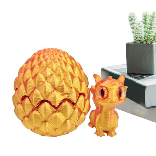 Dragon Zappet Toy, 3D -Gedruckter Drachenei,Flexible dekorative Figuren Wohnkultur | Moderne Hauseinrichtung Dekoration für Wohnzimmer Schlafzimmer Küche Essen Dragon Zappet Toy, 3D -Gedruckter Drachenei,Flexible dekorative Figuren Wohnkultur | Moderne Hauseinrichtung Dekoration für Wohnzimmer Schlafzimmer Küche Essen von Generic