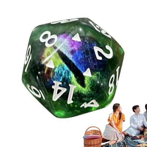 Dragon's Dice of Eye: Würfel auf 20 Seiten, bunte Polyeder | für Rollenspiele, Rollenspiele, Sammlung für Tischspiele, interaktives Zubehör Dragon's Dice of Eye: Würfel auf 20 Seiten, bunte Polyeder | für Rollenspiele, Rollenspiele, Sammlung für Tischspiele, interaktives Zubehör von Generic