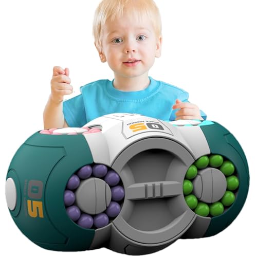 Drehbarer magischer Bohnenwürfel, magisches Bohnen-Puzzle-Spielzeug, Puzzle-Spielzeug für Jugendliche | 360-Grad-Dreh-Lern- und Lernspielzeug, rotierendes Spielzeug für Lernen und Ausbildung von Generic