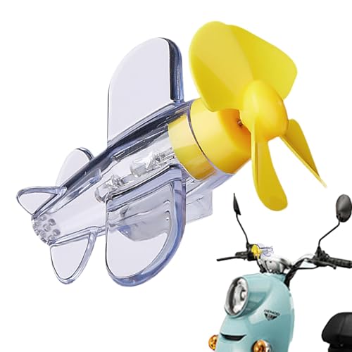 Drehflugzeug Dekoration Flugzeug Windmühle Dekoration - Elektroroller Lenker Dekoration - Auto Außen Ornament Windenergie Auto Lenker Anhänger Elec Auto von Generic