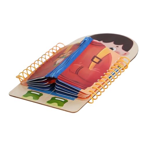 Dressing Boards | Spielzeug Für Grundlegende Lebenskompetenzen - Lernspielzeug Mit Reißverschluss Schnürsenkel und Verschluss Pädagogisches Holzspielzeug Für Kita Kindergarten Reise Zuhause Vorschule von Generic