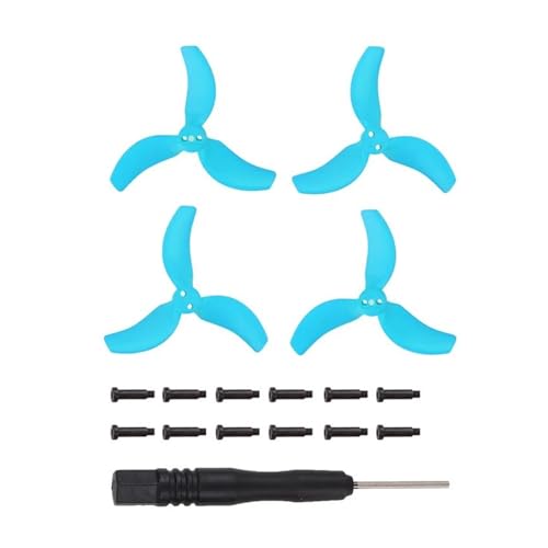 Drohnen Ersatzblatt Zubehör Ersatz Für DJ&I Für Av&at&a 2 Bunte Paddel Propellerblatt Bunte Kleine Leichte Flügel Propeller Ersatz Ersatzteile Zubehör(Blue) von Generic