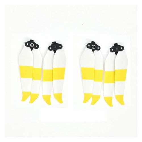 Drohnen Ersatzblatt Zubehör Ersatz Geräuscharme Propeller 7238F Propeller Schnellverschluss-Requisiten Zubehör für DJ&I Ai&r 2S/Ma&vi&c Air 2(Yellow) von Generic