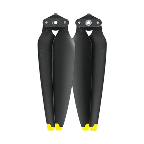 Drohnen Ersatzblatt Zubehör Ersatz Leichte Propeller für DJ&I Ai&r 3s / Ai&r 3 8747F Geräuscharme Propellerblätter, Ersatzflügelventilatoren, Drohnenzubehör(1 Pairs Yellow) von Generic