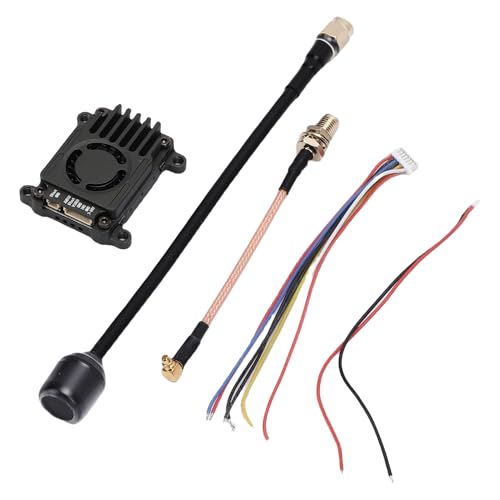 Drohnenvideo -Sender, 4,9 G 5,8 G 6 G 3W 72Ch Aluminiumlegierung Drohnensysteme VTX mit Antenne für Multicopter -Luftfahrtvideo Drohnenvideo -Sender, 4,9 G 5,8 G 6 G 3W 72Ch Aluminiumlegierung Drohnensysteme VTX mit Antenne für Multicopter -Luftfahrtvideo von Generic